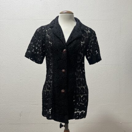 Sobreposição Vintage Preta – Tam M