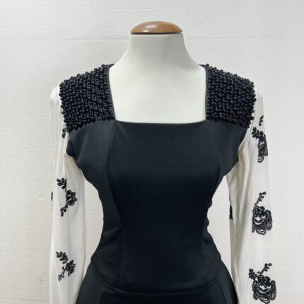 Vestido Evasê Preto – Tam P