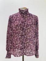 Blusa Estampada com Babado na Gola - tam P - Imagem 5