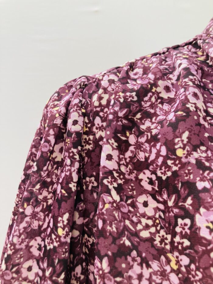 Blusa Estampada com Babado na Gola - tam P - Imagem 4