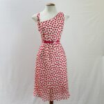 Vestido Poá Vermelha - tam M - Imagem 3