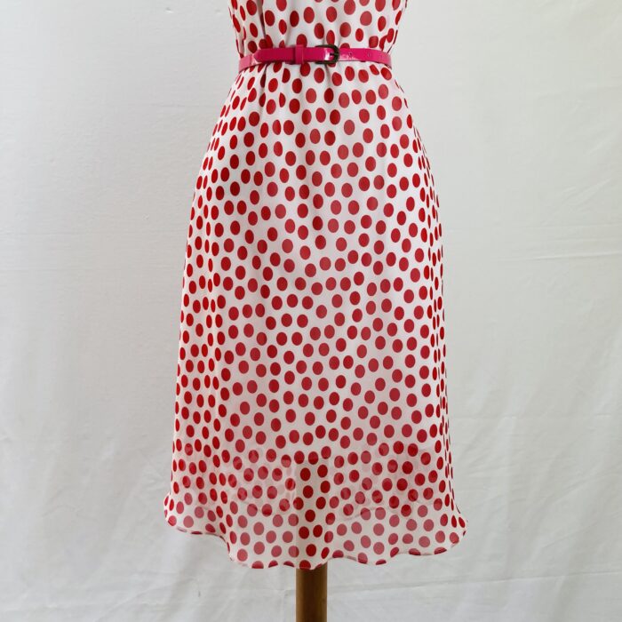 Vestido Poá Vermelha - tam M - Imagem 6