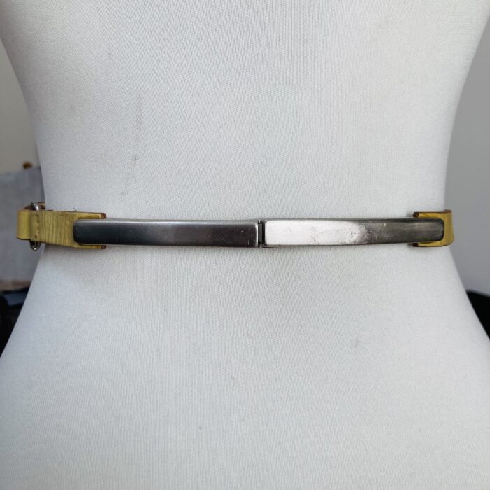 Cinto Em Couro Regulável - tam P/M - Imagem 2