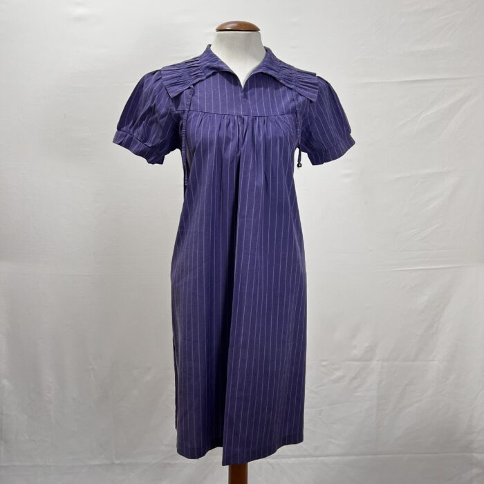 Vestido Azul Listrado - Tam P - Imagem 2