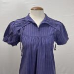 Vestido Azul Listrado - Tam P - Imagem 3