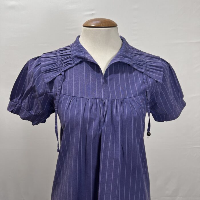 Vestido Azul Listrado - Tam P - Imagem 3