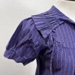 Vestido Azul Listrado - Tam P - Imagem 4