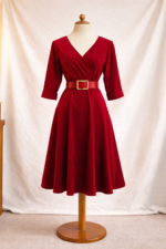 Vestido Midi Vermelho - Tam G - Imagem 2