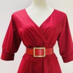 Vestido Midi Vermelho - Tam G