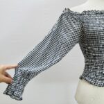 Blusa Ciganinha Xadrez - tam M - Imagem 2