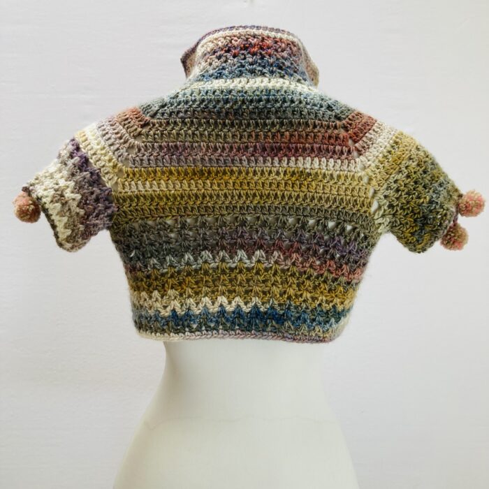 Blusa Cropped em Crochê - tam P - Imagem 5