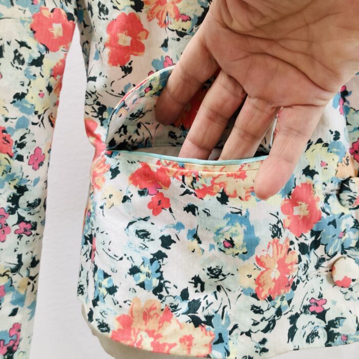Blazer Floral - tam M - Imagem 4