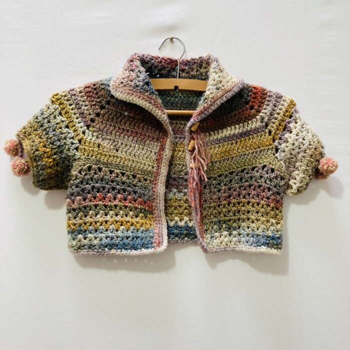 Blusa Cropped em Crochê - tam P - Imagem 6