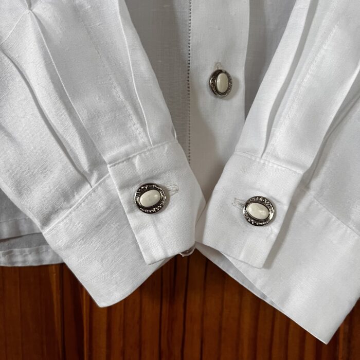 Camisa Branca em Linho - Tam M - Imagem 4