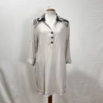 Chemise manga 5/8 - Tam M/G - Imagem 6
