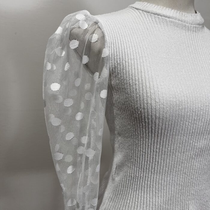 Blusa com Tule - Tam P - Imagem 2