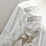 Blusa Branca com Rendas - Tam G/GG - Imagem 3