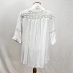 Blusa Branca com Rendas - Tam G/GG - Imagem 5