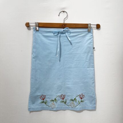 Saia Azul com Bordados – Tam P/M