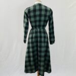 Vestido Midi Xadrez Manga Longa - tam P - Imagem 6