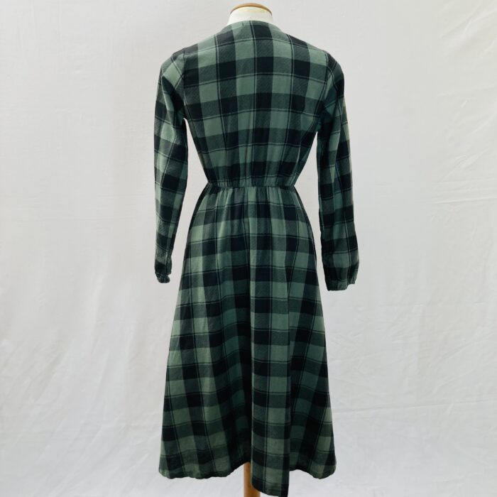 Vestido Midi Xadrez Manga Longa - tam P - Imagem 6