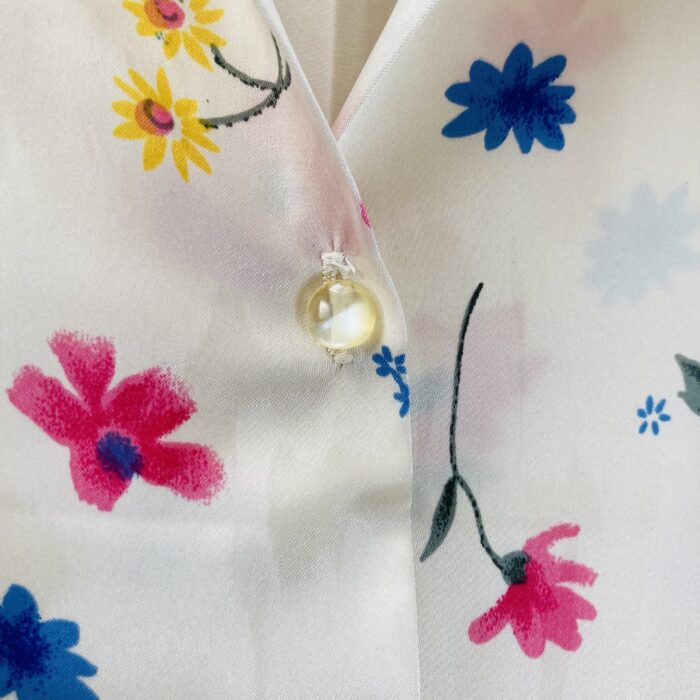 Blusa Vintage Floral - tam P - Imagem 2