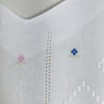 Blusa Vintage com mangas em crochê - tam M - Imagem 2