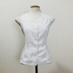 Colete Vintage Branco - tam M