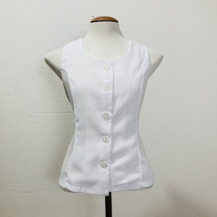 Colete Vintage Branco – tam M