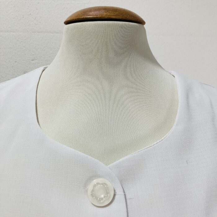 Colete Vintage Branco - tam M - Imagem 3