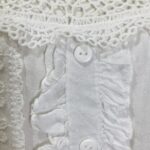 Blusa Branca com Rendas e Crochê - tam G - Imagem 3
