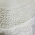 Blusa Branca com Rendas e Crochê - tam G - Imagem 4