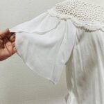 Blusa Branca com Rendas e Crochê - tam G - Imagem 6