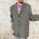 Blazer Vintage Pied-de Poule - tam G - Imagem 4