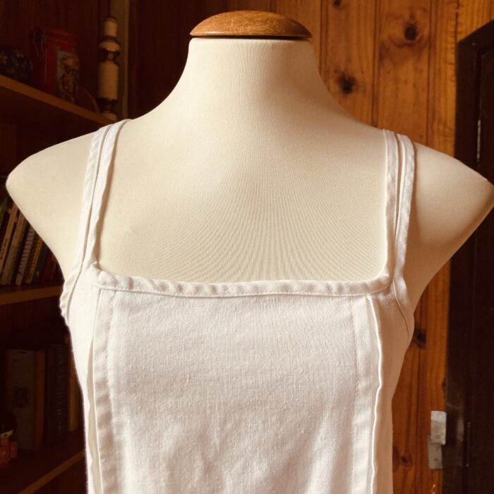 Vestido Branco Linho - tam P - Imagem 2
