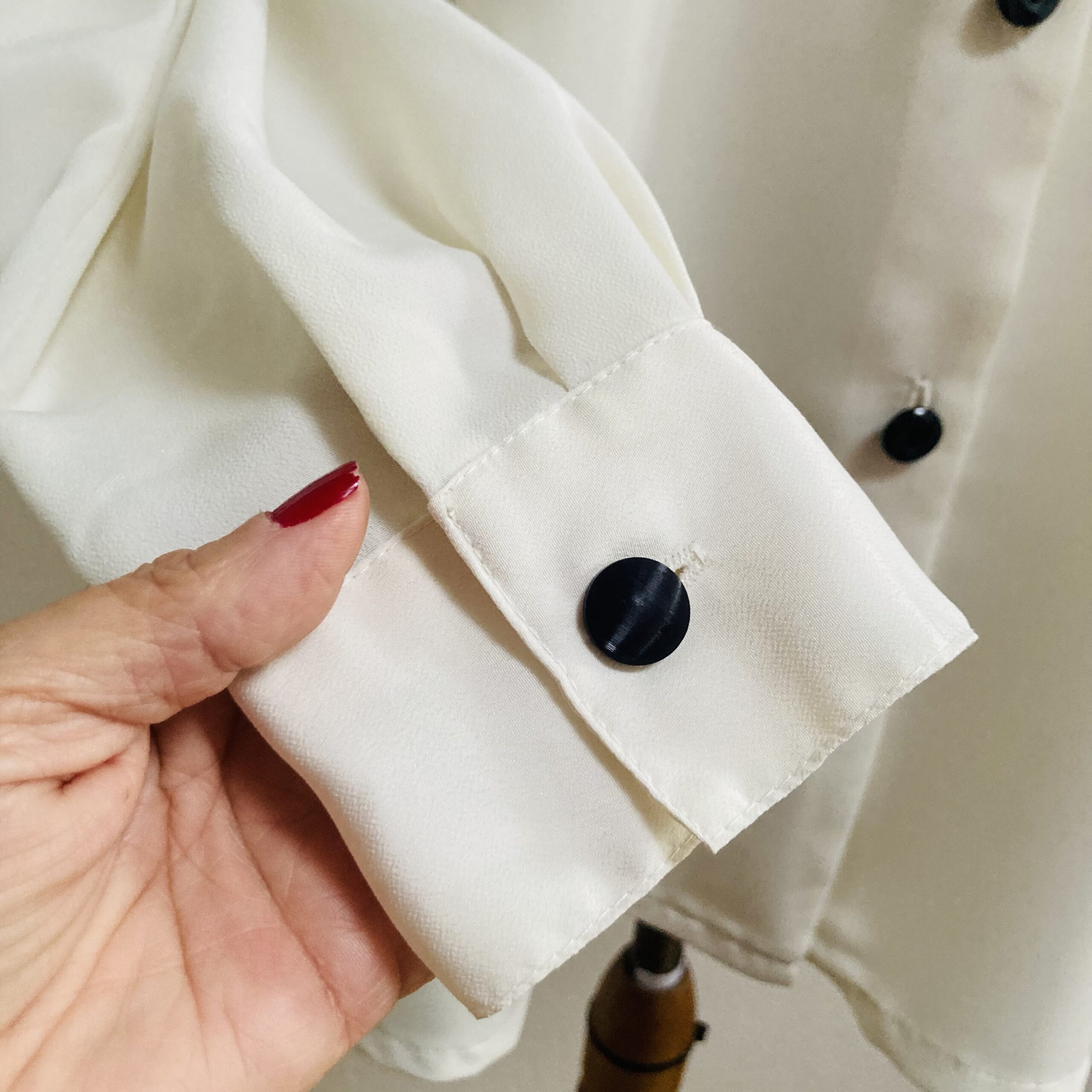 Camisa Off-White duplo colarinho - tam G - Imagem 4