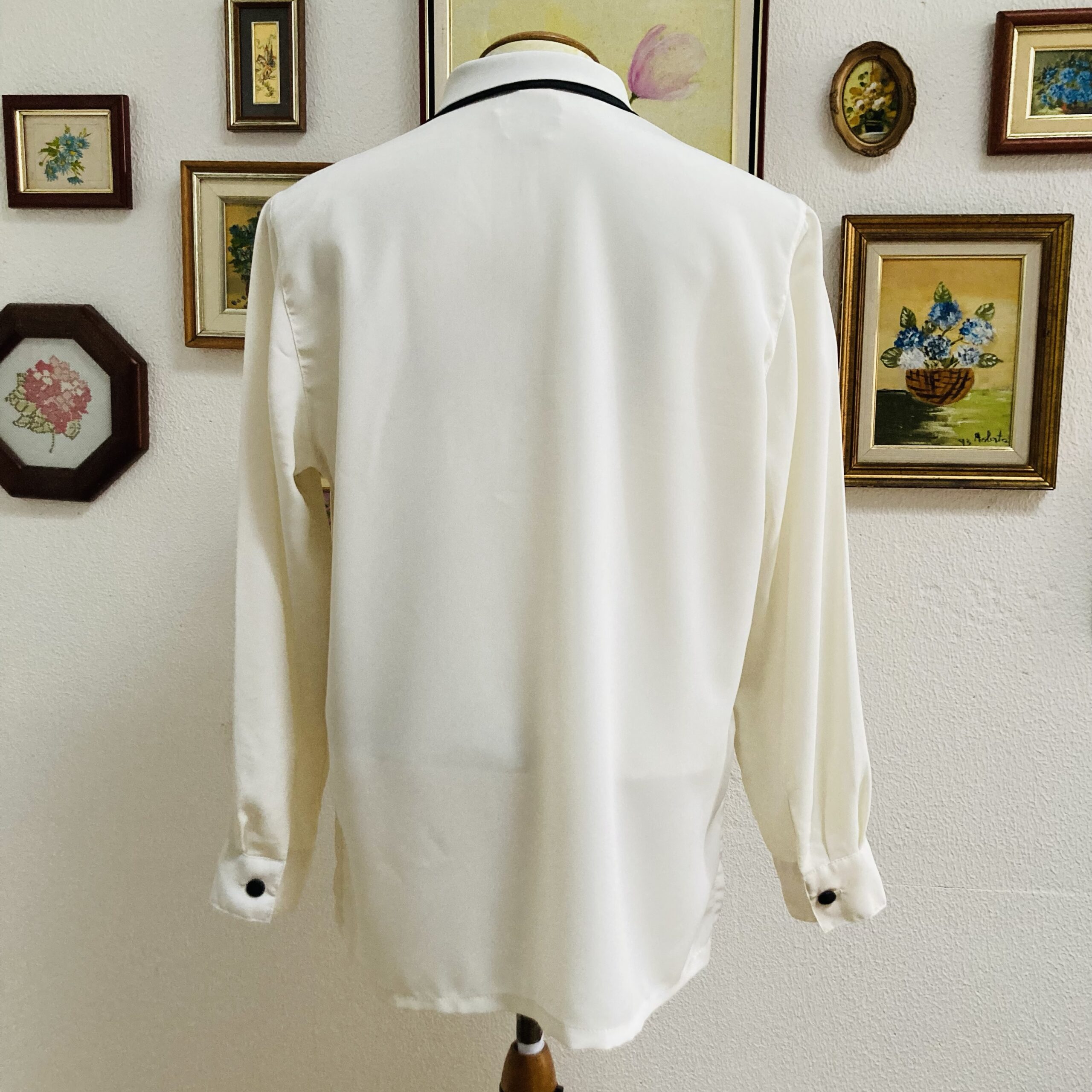 Camisa Off-White duplo colarinho - tam G - Imagem 3