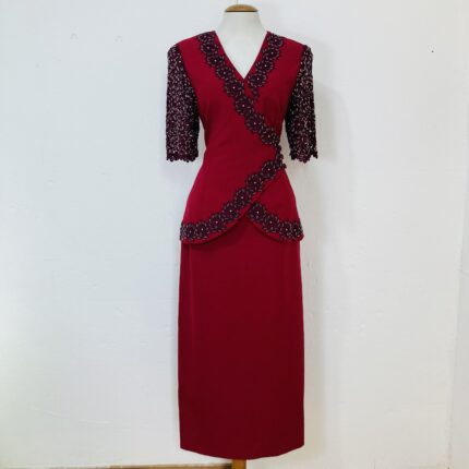 Vestido Vintage Longo Festa – tam M