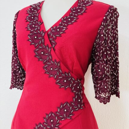Vestido Vintage Longo Festa – tam M