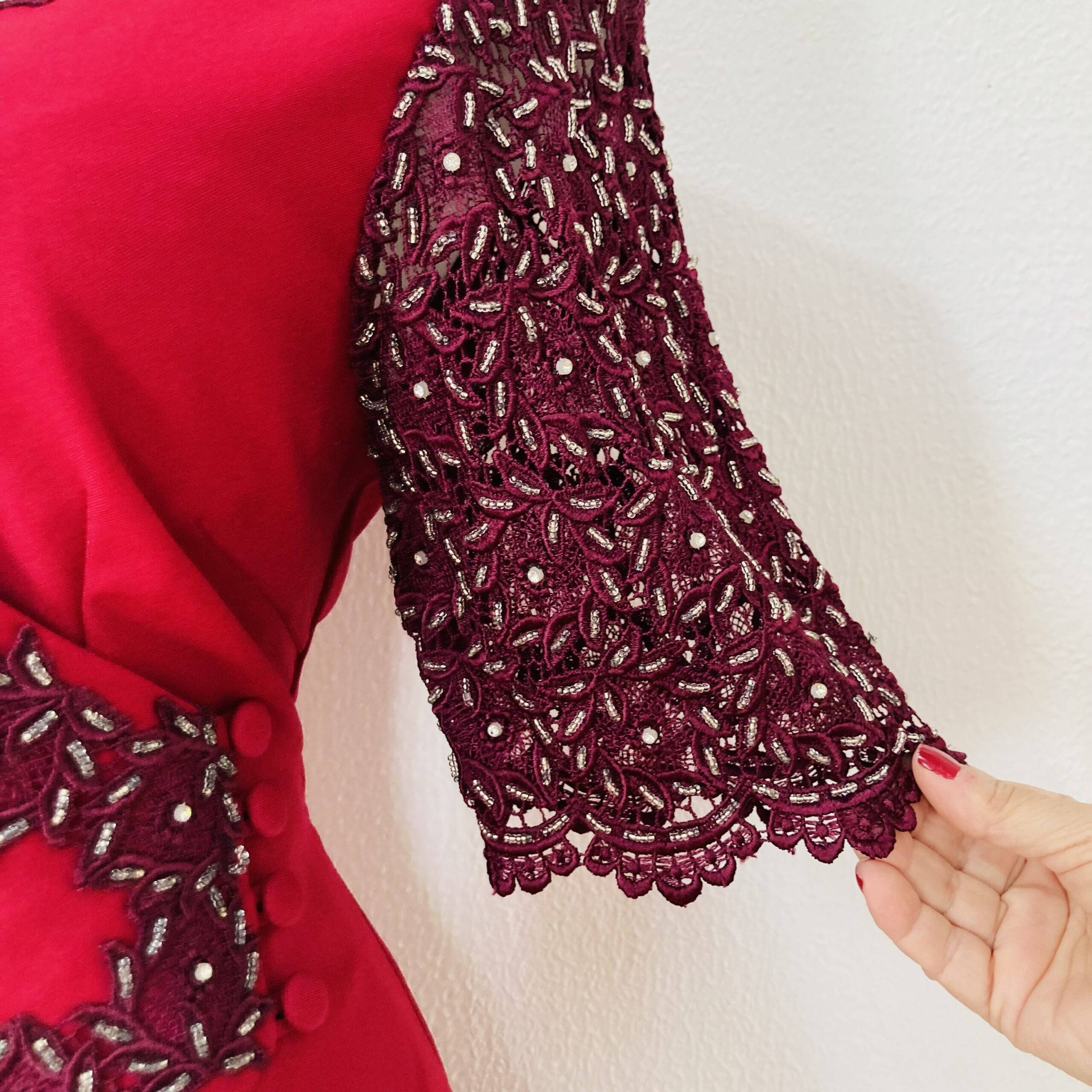 Vestido Vintage Longo Festa - tam M - Imagem 6