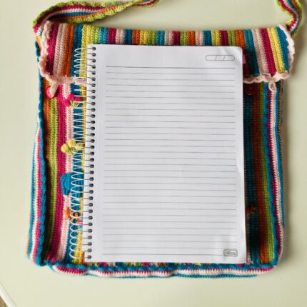 Bolsa Tiracolor em Croche – tamanho grande