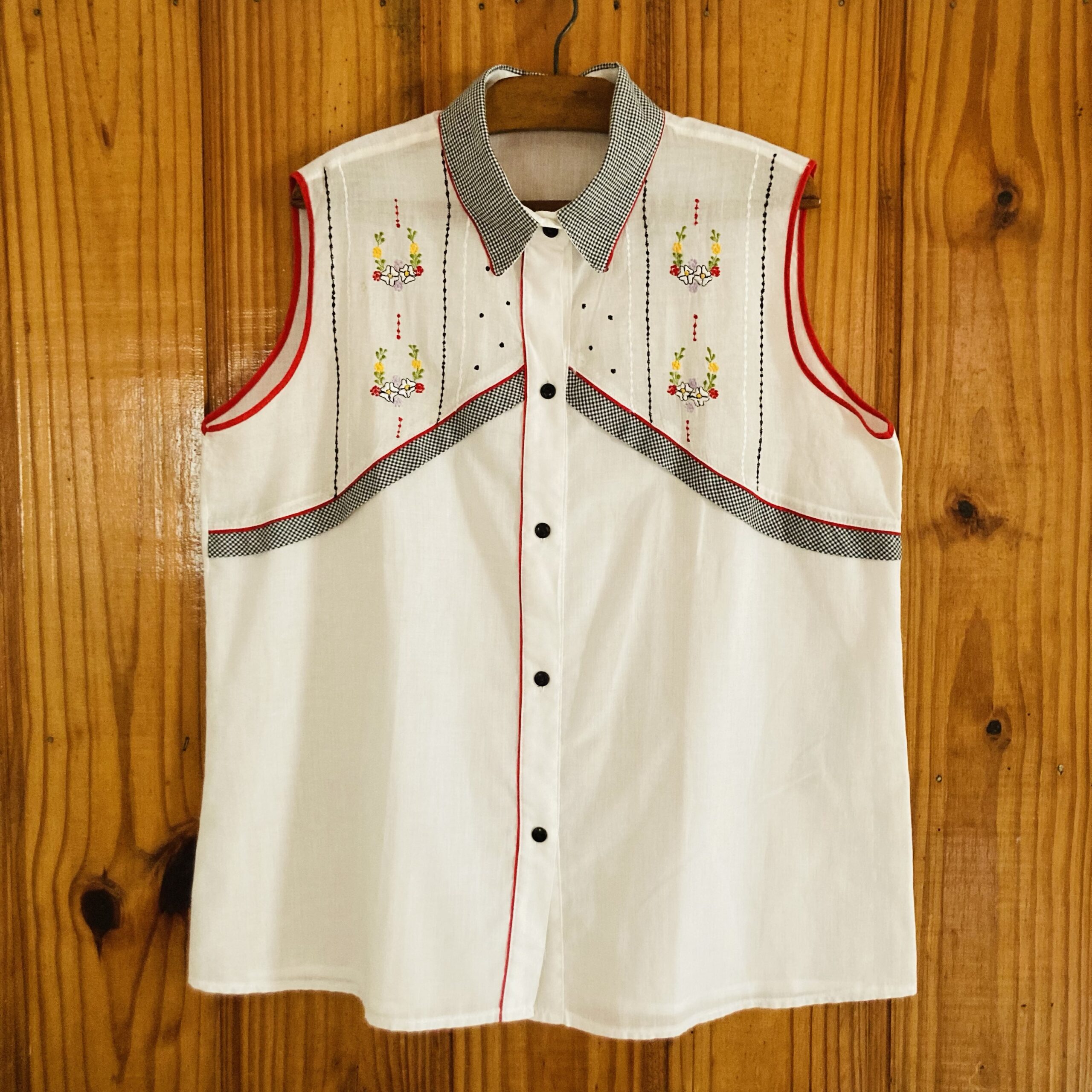 Camisa Vintage Bordados - tam G - Imagem 7