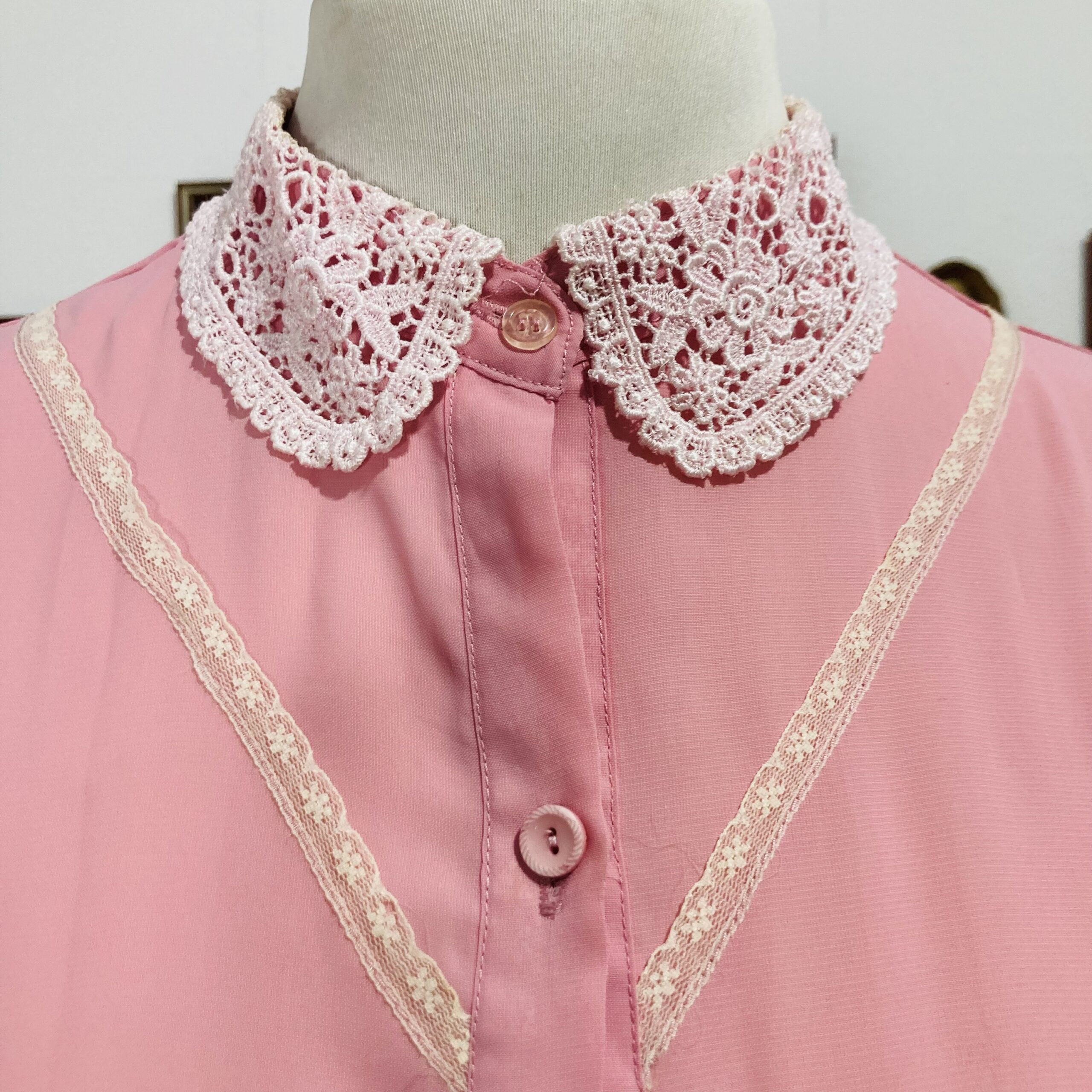 Blusa Rosa Vintage - tam P - Imagem 3