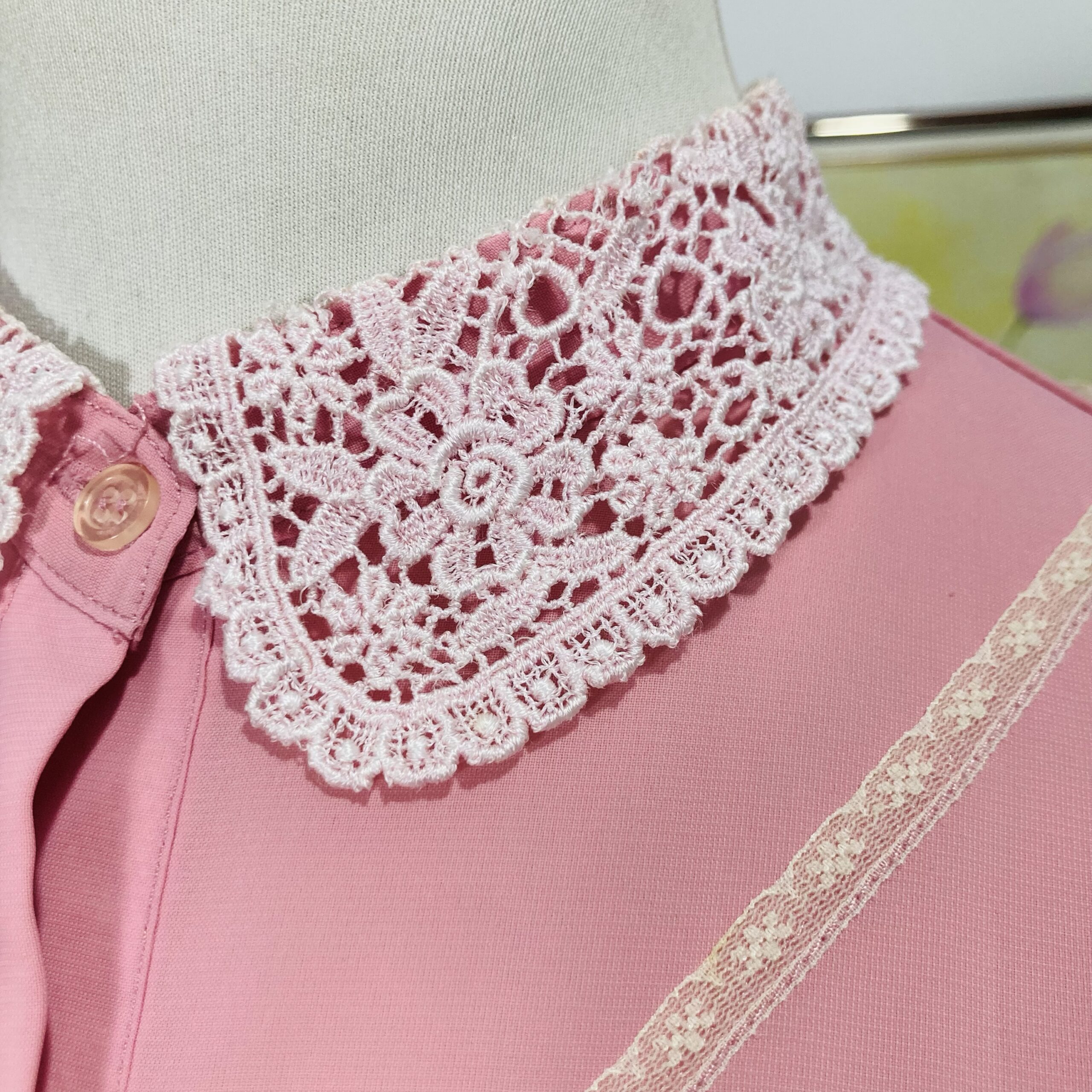 Blusa Rosa Vintage - tam P - Imagem 2