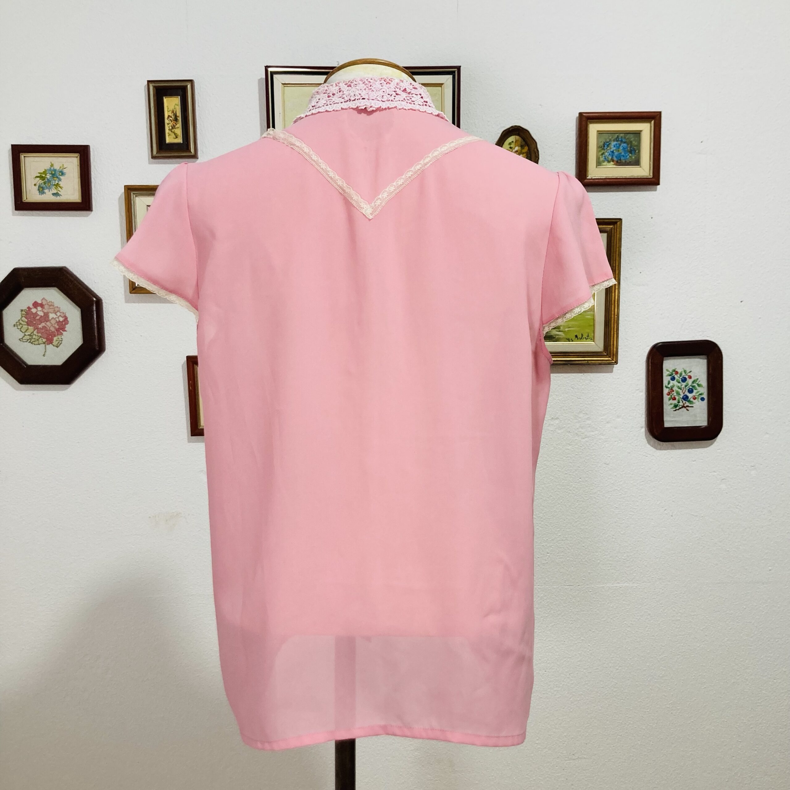 Blusa Rosa Vintage - tam P - Imagem 6