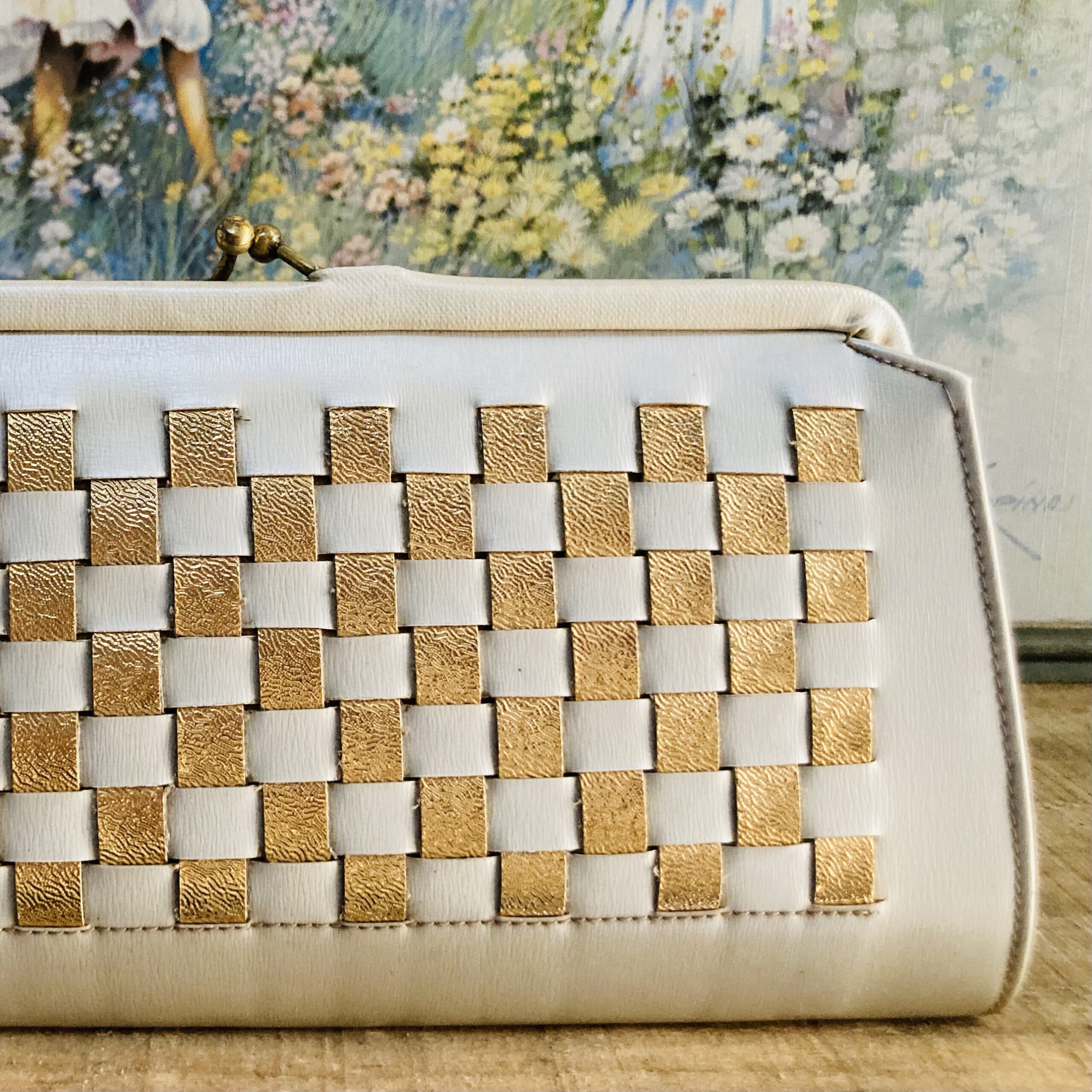 Bolsinha Vintage de Mão - Clutch - Imagem 2
