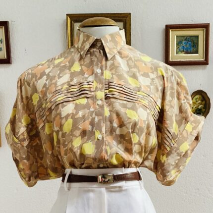 Blusa Vintage Seda – tam M/G