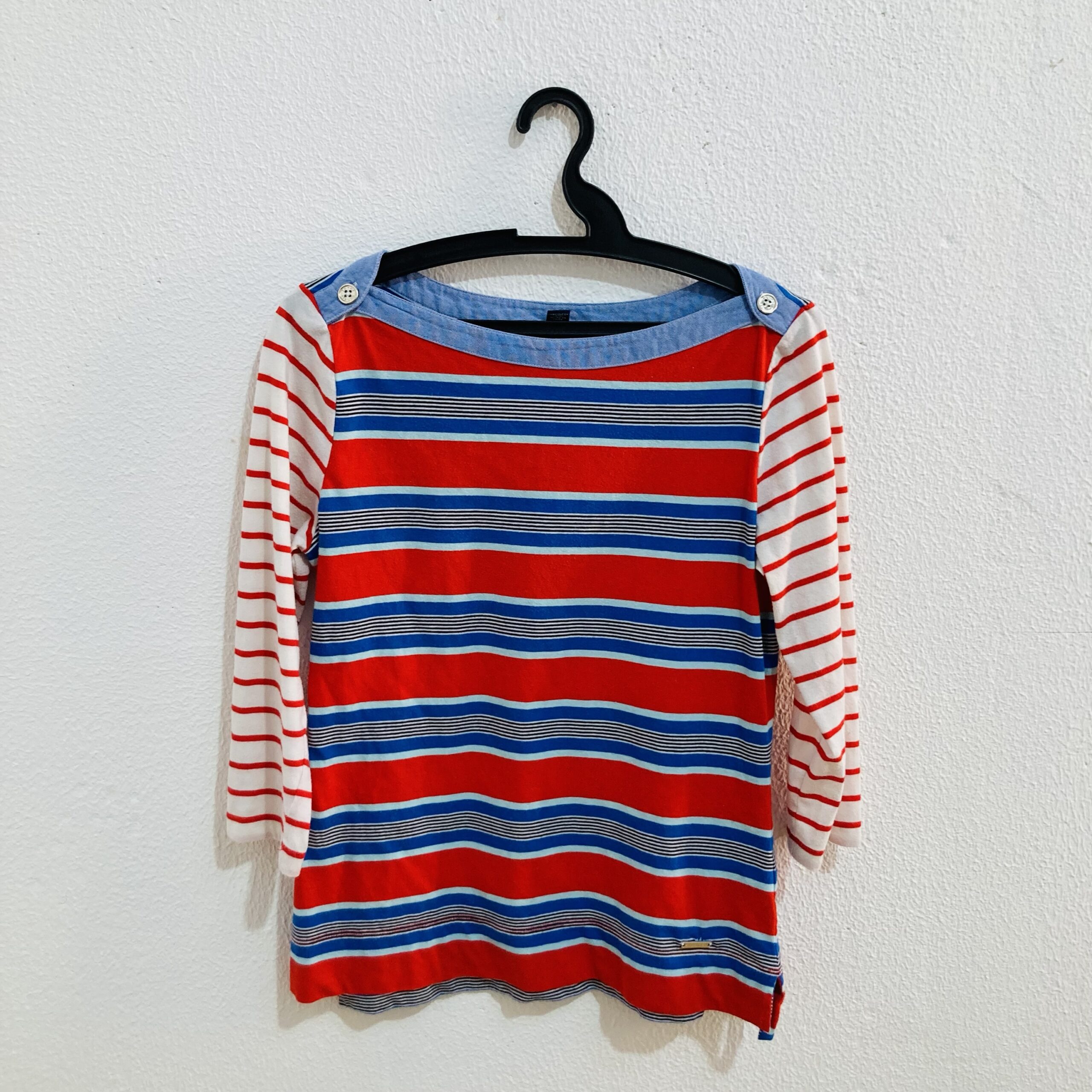 Blusa Listrada Tommy - tam P - Imagem 7