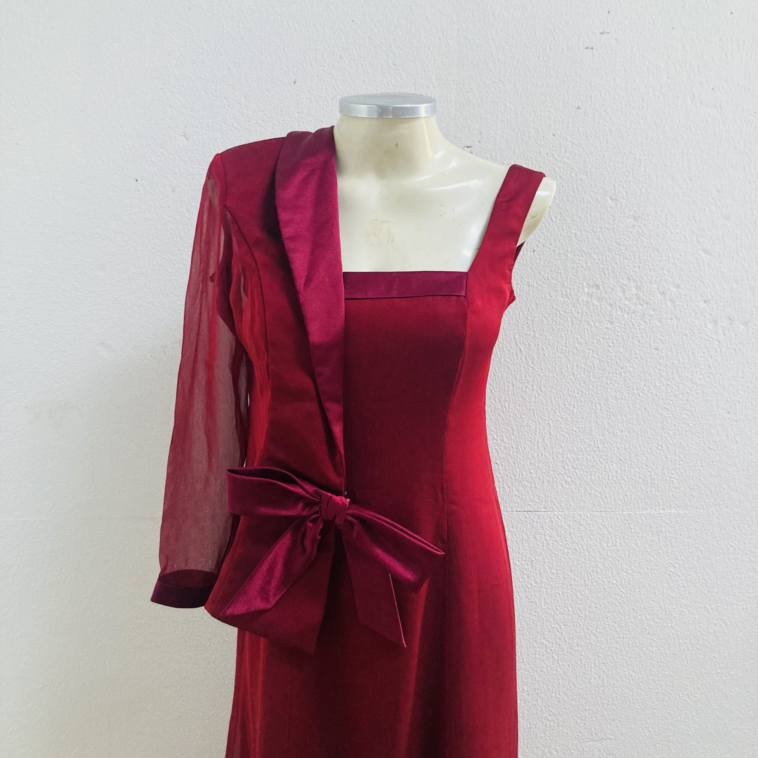 Vestido e Blazer Vinho - tam M - Imagem 4